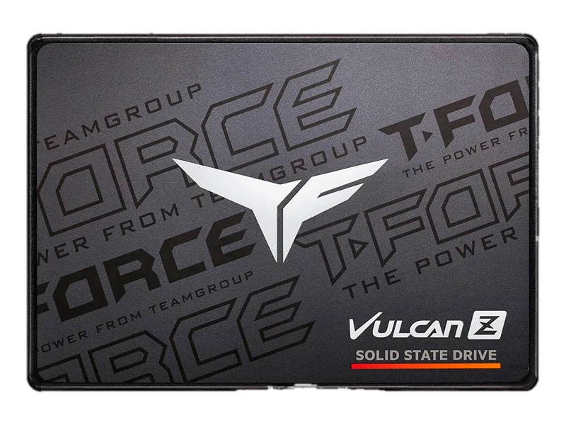 Unidad En Estado Solido T-force Vulcan Z, 256gb, Sata 6gb/s, 2.5", Negro, Dc +5v