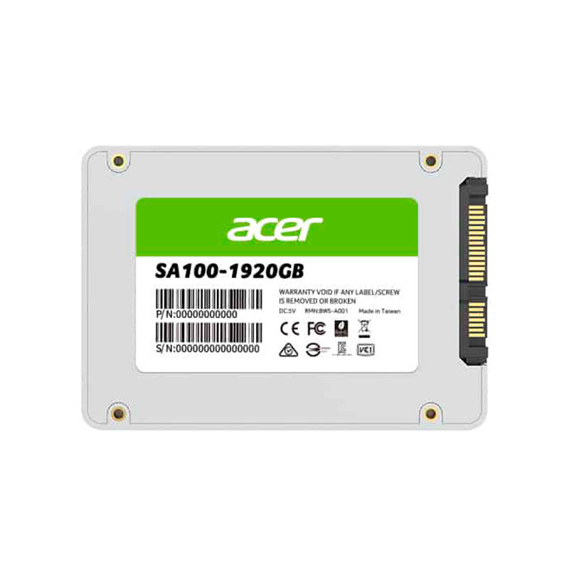 Unidad de Estado Solido Acer SA100, 480GB, 2.5″, SATA lll (6Gb/s)