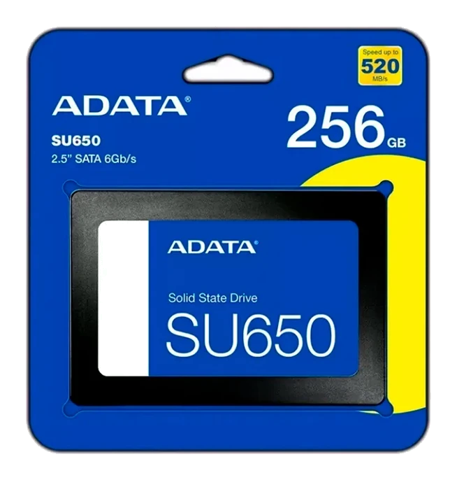 Unidad En Estado Solido (ssd) Adata Ultimate Su650 256gb Sata 6gb/s (sata Iii), 2.5", Ecc