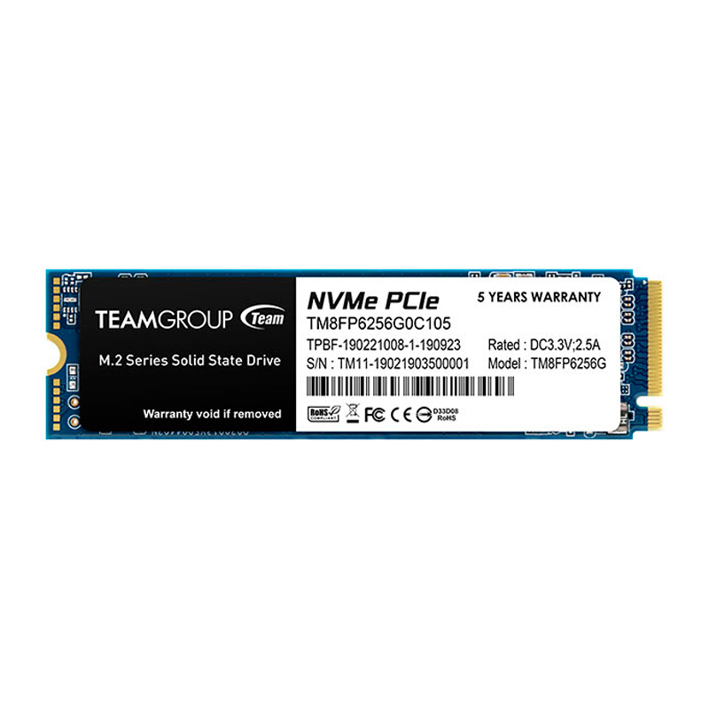 Unidad En Estado Solido Mp33 M.2 Pcie Ssd, 256gb, Dc +3.3v