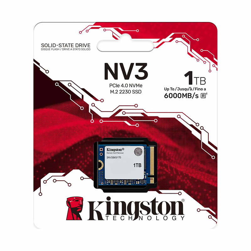 SSD Kingston NV3 PCIe 4.0 NVMe de 1 TB