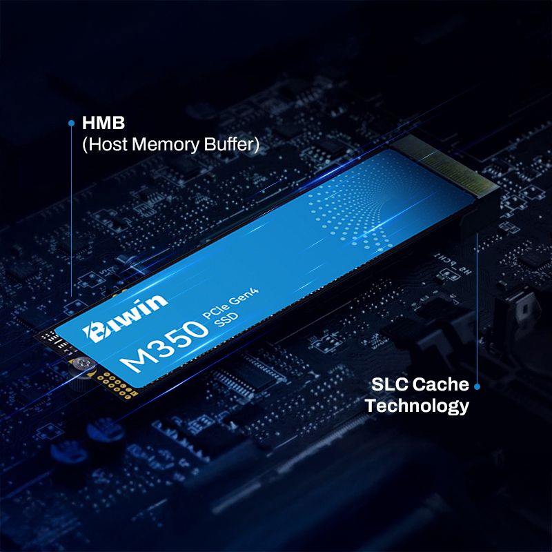 Unidad en estado Solido (SSD) Biwin M350 500GB, M.2 2280 PCIe Gen4 x4 NVMe