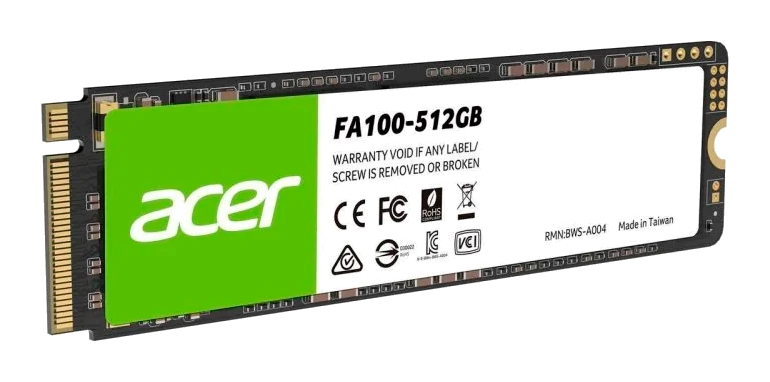 Unidad En Estado Solido (ssd) Acer Fa100 512gb M.2 Pcie Nvme