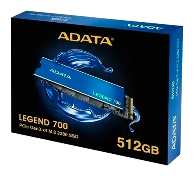 Unidad En Estado Solido (ssd) Adata Legend 700 512gb Pcie Gen 3.0 X4 M.2 2280