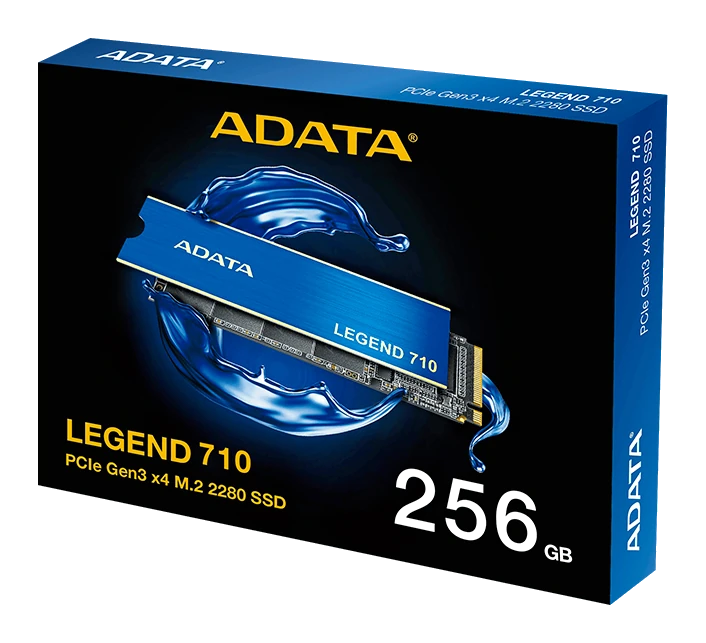 Unidad En Estado Solido (ssd) Adata Legend 710 256gb Pcie Gen 3.0 X4 M.2 2280