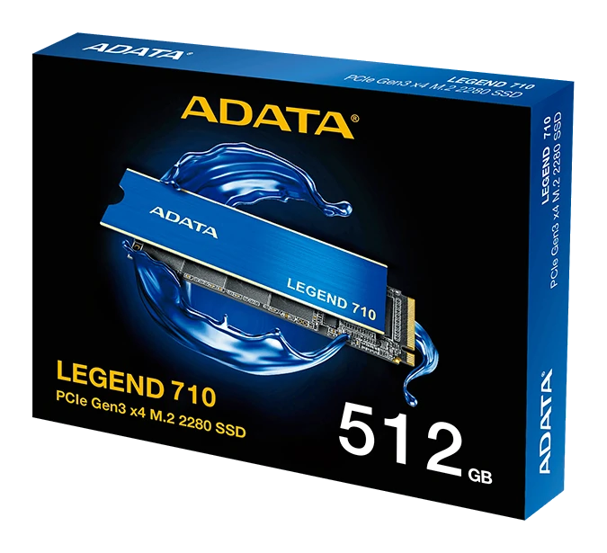 Unidad En Estado Solido (ssd) Adata Legend 710 512gb Pcie Gen 3.0 X4 M.2 2280