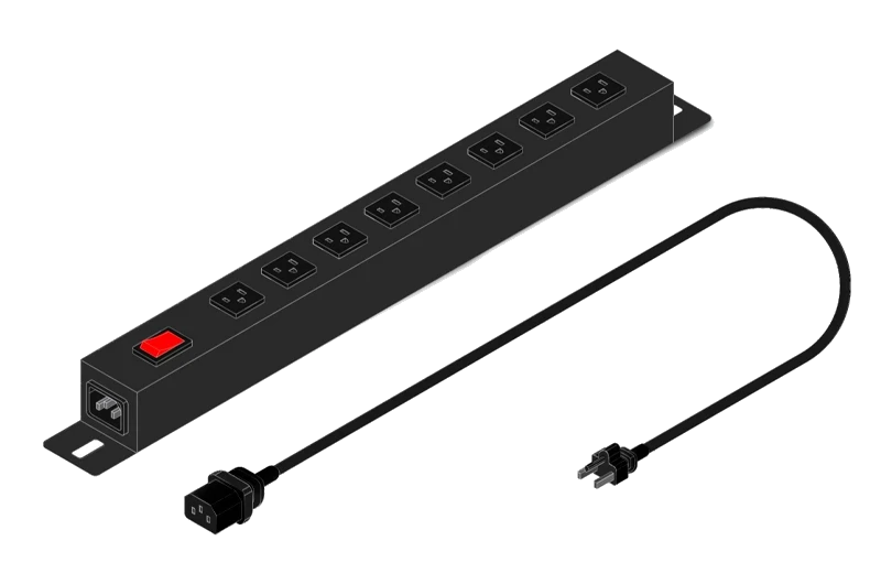 Unidad De Distribución De Energía (pdu), Modelo: Pdu-h-08t-10a-8(n5-15r)-c14-1u