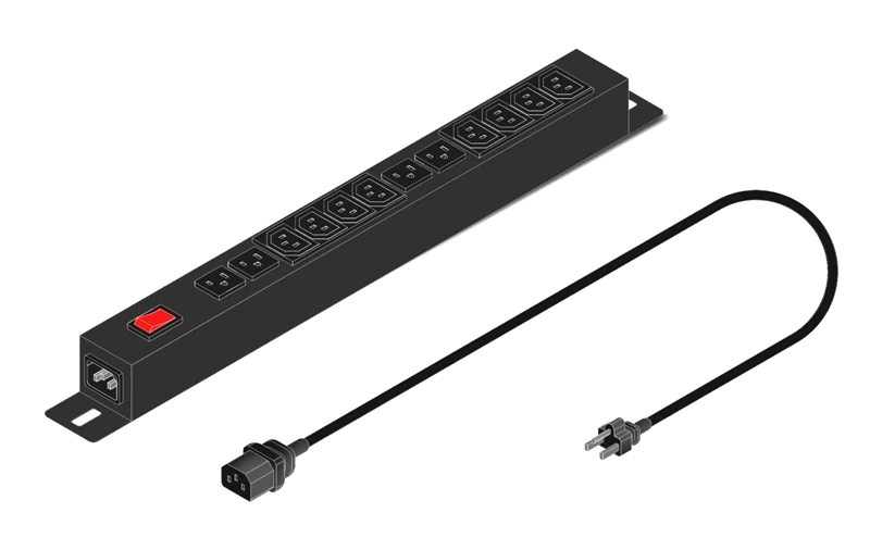 Unidad De Distribución De Energía (pdu), Modelo: Pdu-h-12t-10a-4(n5-15r)-8(c13)-c14-1u