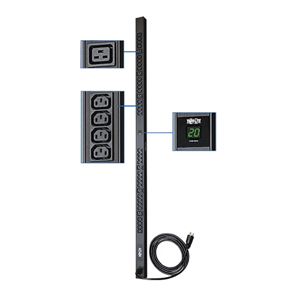 Unidad De Distribución De Energía Tripp-lite Pdumv20hv, Monofásico Con Medidor Digital.