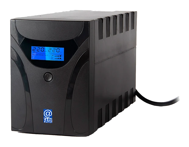 Ups Interactivo Elise Fase, Aur-1200-lcd-usb, 1200 Va / 600 W, Puerto Inteligente Usb-hid.