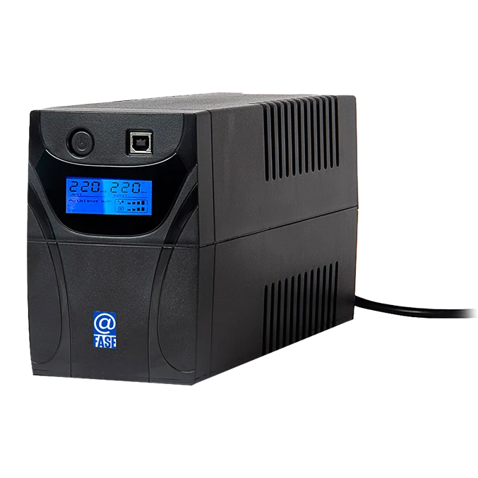 Ups Interactivo Elise @fase, Aur-650-lcd-usb, 650va / 360w, Puerto Inteligente Usb-hid.