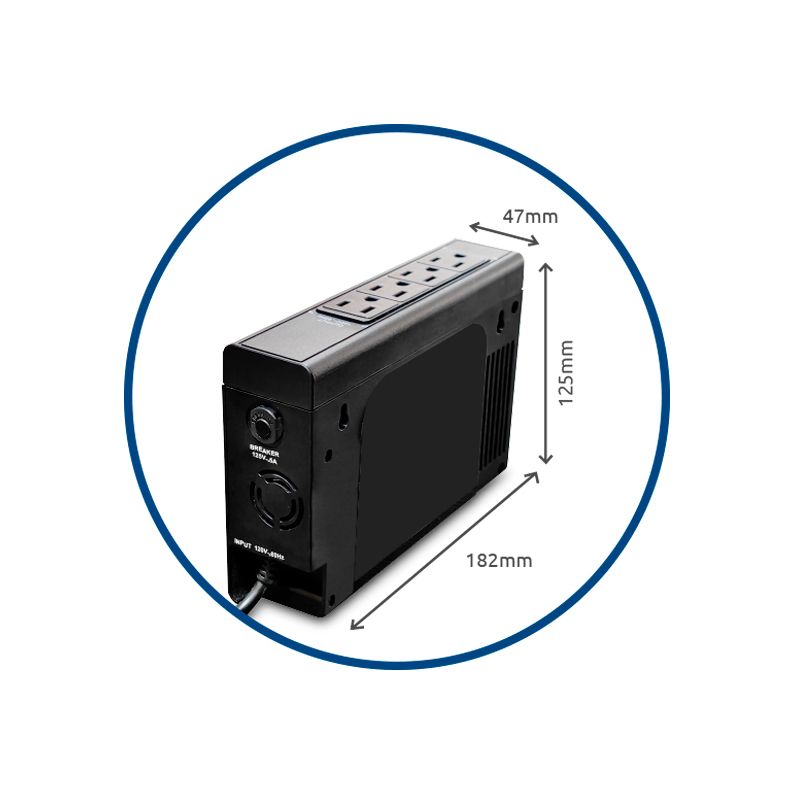 Ups Cdp Li504i - Standby Con Bateria De Litio (lifepo4) De 12.8v / 51.2wh, 500va / 250w — vista 2