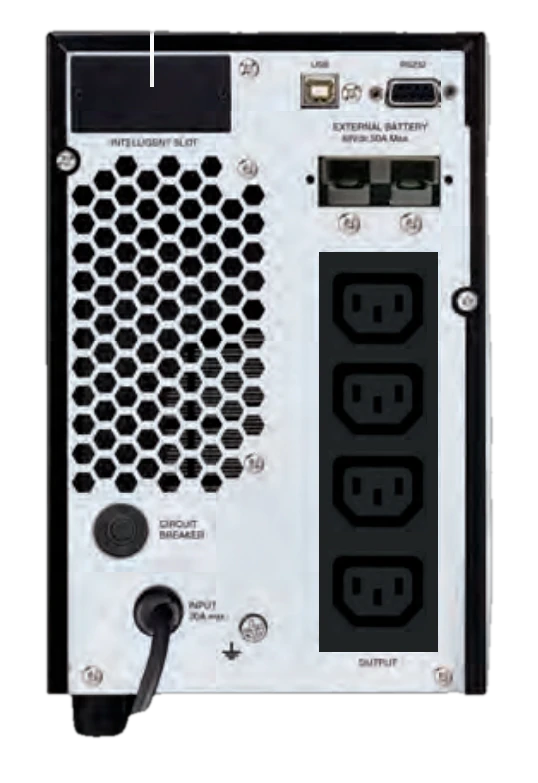 Ups Cdp Upo11-2i Online 2000va / 1800w, 230v, Usb, Rs232, 4-salidas Iec-c13/14. — vista 2
