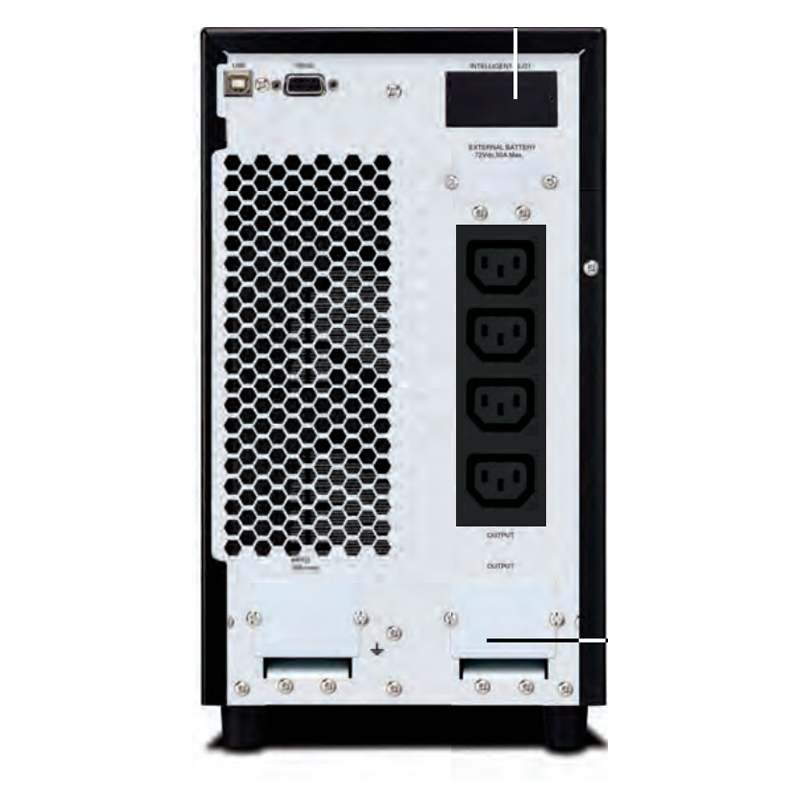 UPS CDP UPO11-3i Online 3000VA / 2700W, 230V, USB, RS232, 4-Salidas IEC-C13/14.