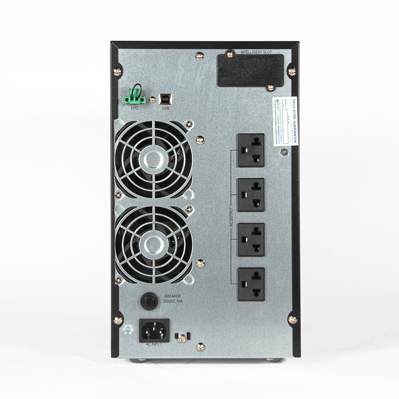 UPS Elise UDC-2K-T-G2, On-Line, 2000 VA, 1800 W, 220VAC, Monofásico con tierra, USB.