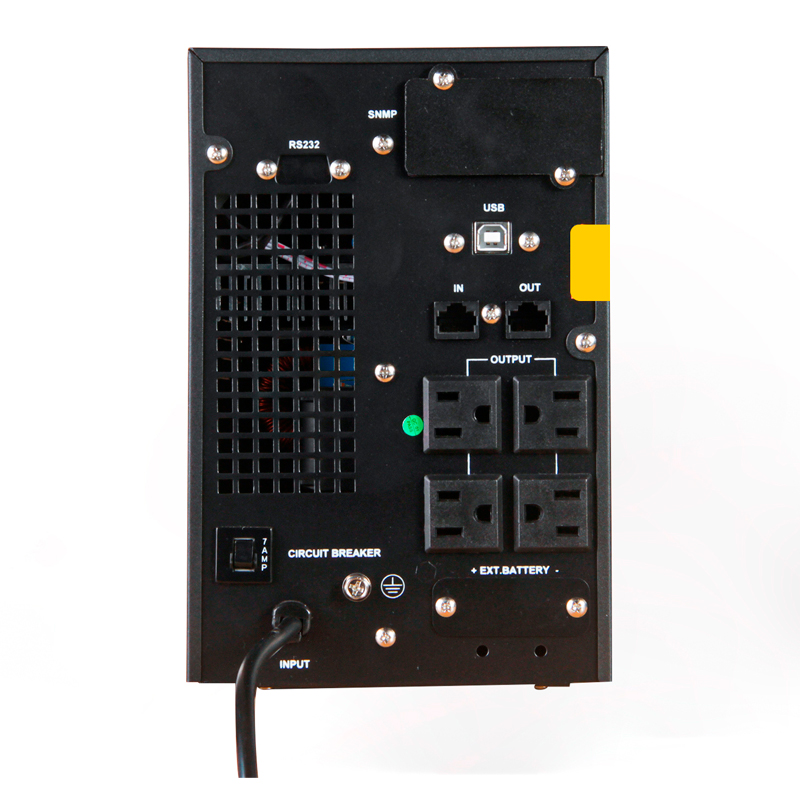 UPS Elise Fase Online Serie Zen 1000VA / 900W / 4 tomas de salida NEMA 5-15 / RS232 / USB.