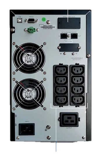 Ups Cdp Upo11i(ax), On-line, 3000va, 3000w, 220vac, 6 Salidas Iec-c13/14. — vista 2