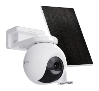 Cam Ip Pt 4k Ext Con Bateria 10,400mah Wifi Y Panel Solar