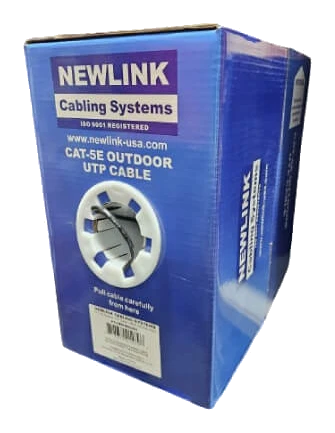 Cable Utp Cat5e Exterior Cmx 4 Pares 24awg Negro – 305m Ul